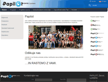 Tablet Screenshot of papilot.si
